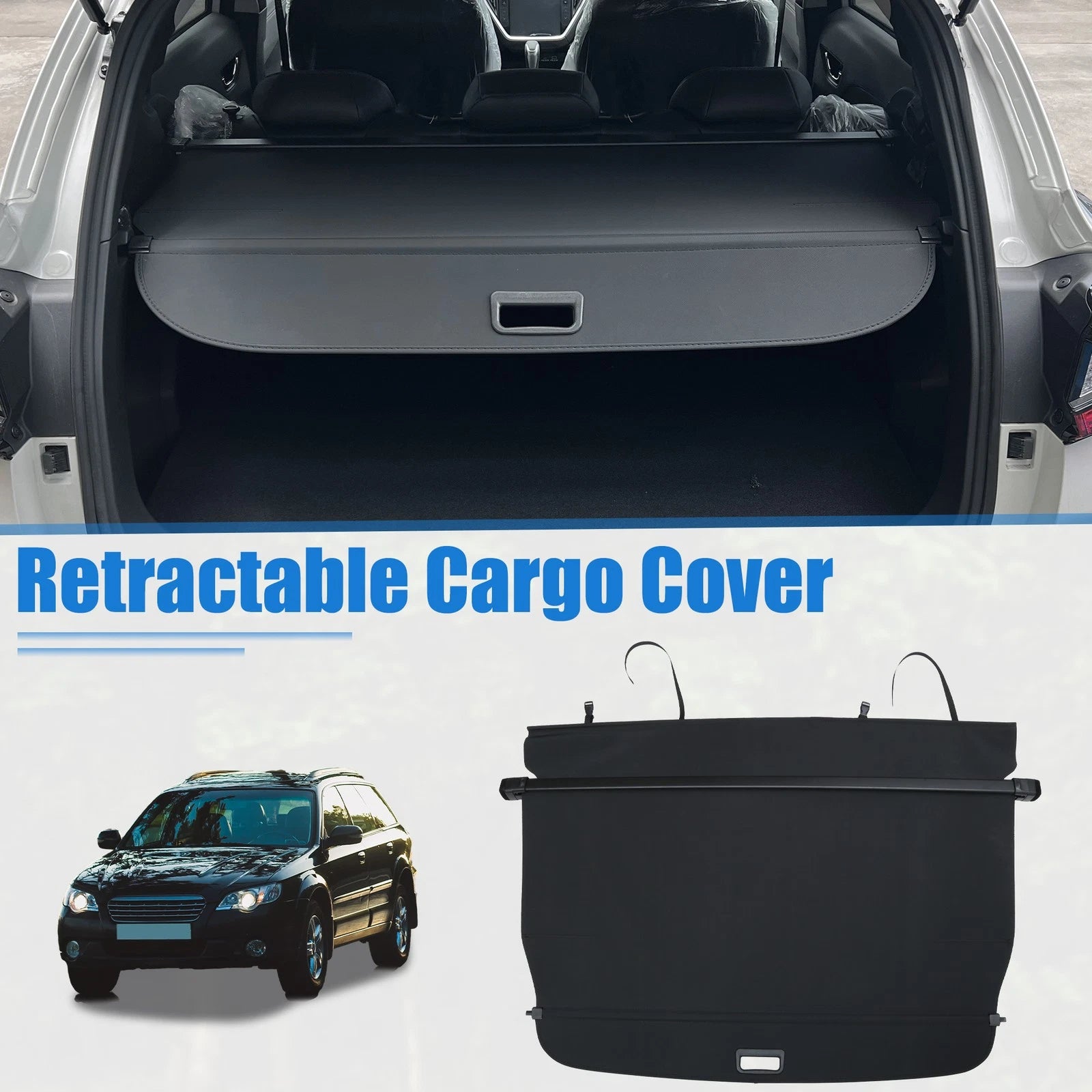 Retractable Cargo Cover Replacement for Subaru Outback 2010–2014 Waterproof