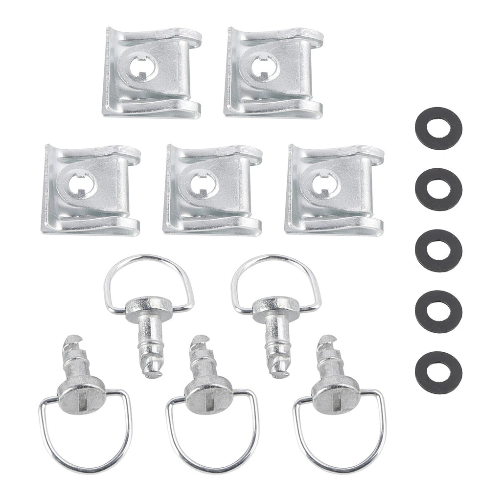 5 Pack D Ring Release Fairing Fasteners for Motorcycle (14mm T9)
