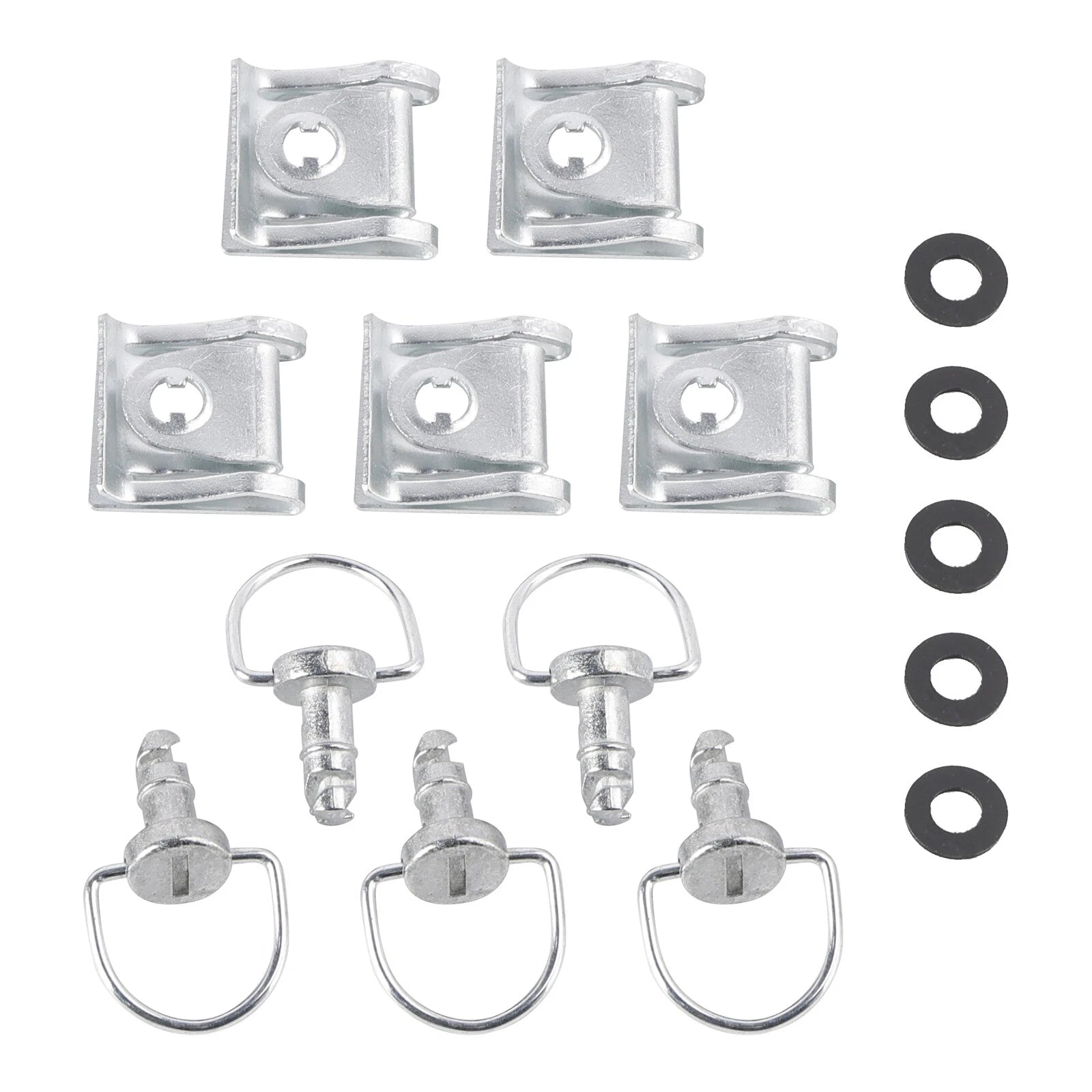 5 Pack D Ring Release Fairing Fasteners for Motorcycle (14mm T9)