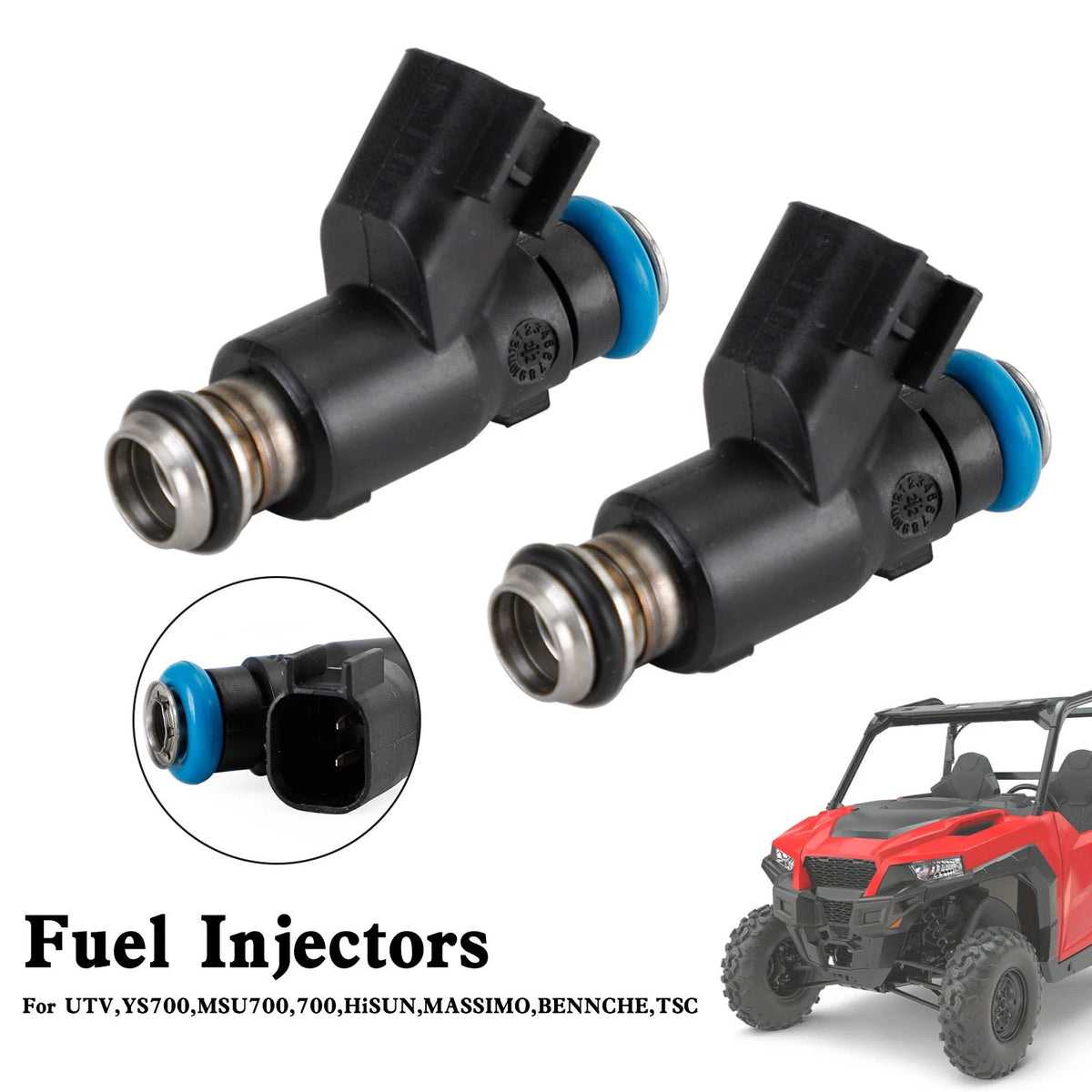 2X Fuel Injector for HiSun EFI 700 ATV UTV (2010–2023) 25377439