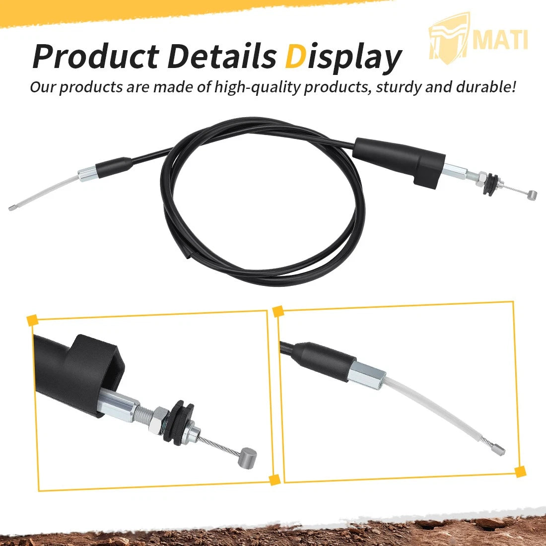 Throttle Cable for Suzuki LT-F 300 LT300F (2000–2002) 58300-39DB0