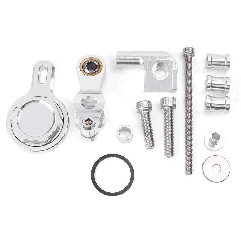 CNC Mount Bracket Kit Steering Damper Stabilizer for Yamaha YZF R1 (1998–2001)