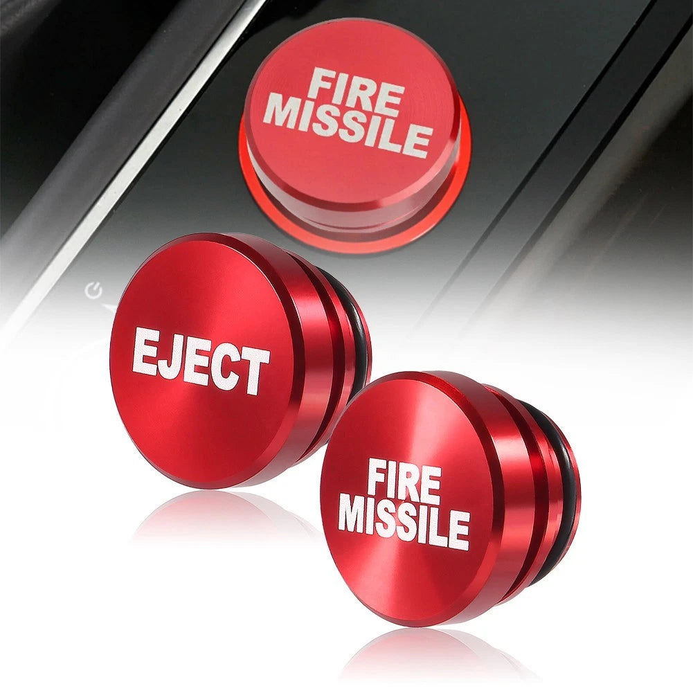 2Pcs Fire Missile Eject Button for Universal Car Accessory