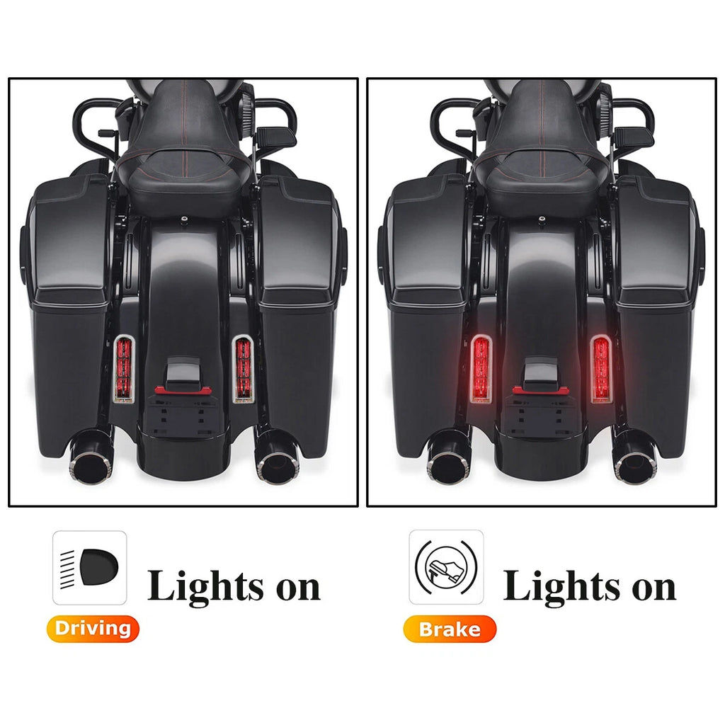 Chrome LED Inserts for Harley Electra Glide (2014–2024)
