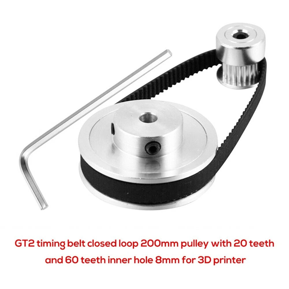 Synchronous Wheel Set Kit for 2GT60T20T Reduction Gear Printer (2000–2023)