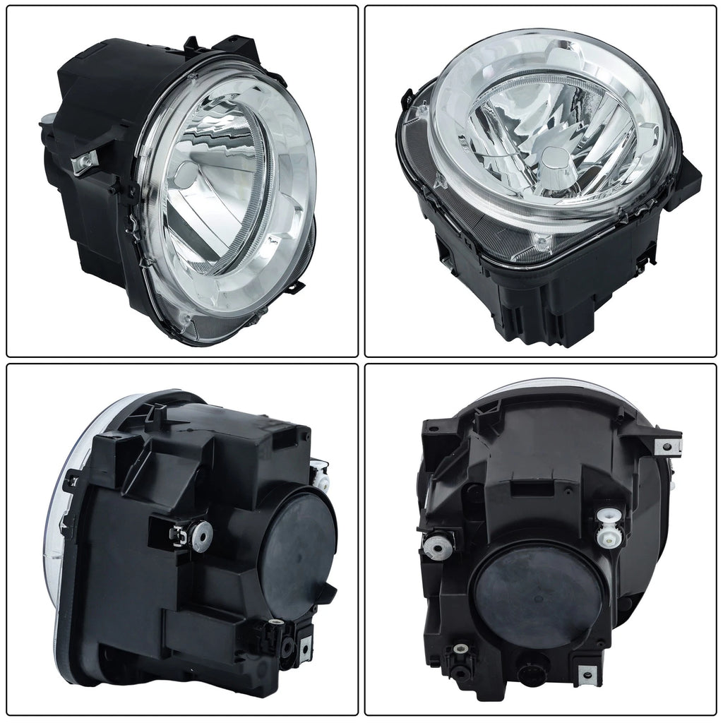 Projector Headlight Left Side Halogen Clear Lens for Jeep Renegade (2015–2018)