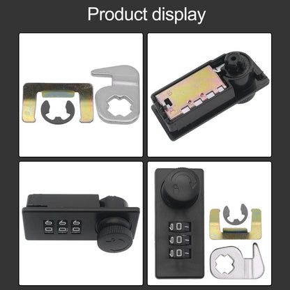 Security Lockset for Office Cabinets (Reset for School Lockers)