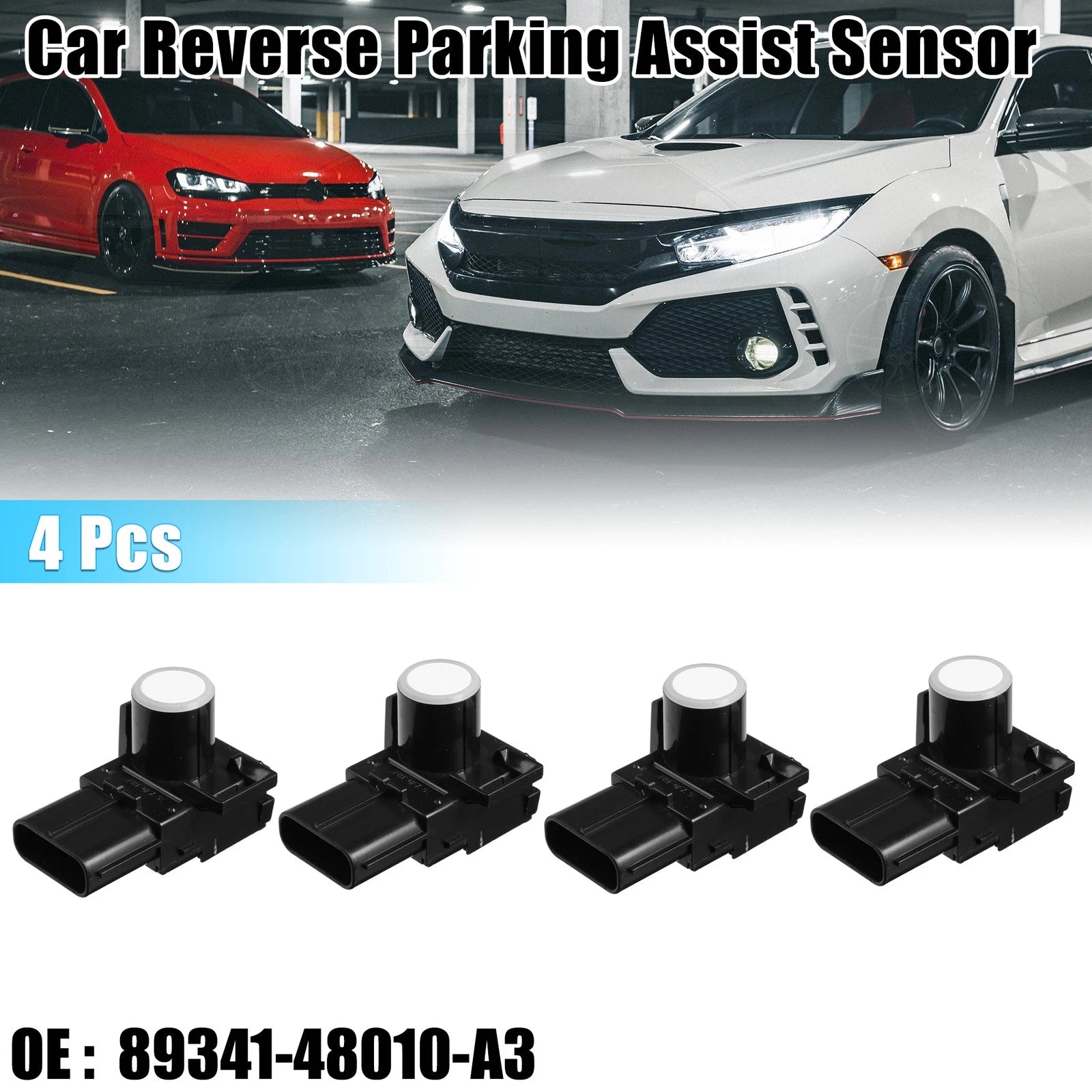 Reverse Parking Sensor Set 4Pcs Replacement for Lexus RX350 RX450h (2010–2012)