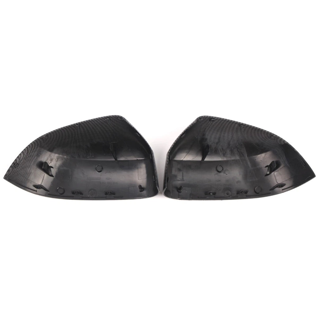 Set of 2 Carbon Fiber Style Side Wing Mirror Caps for BMW F15 X5 F16 X6 X3 X4