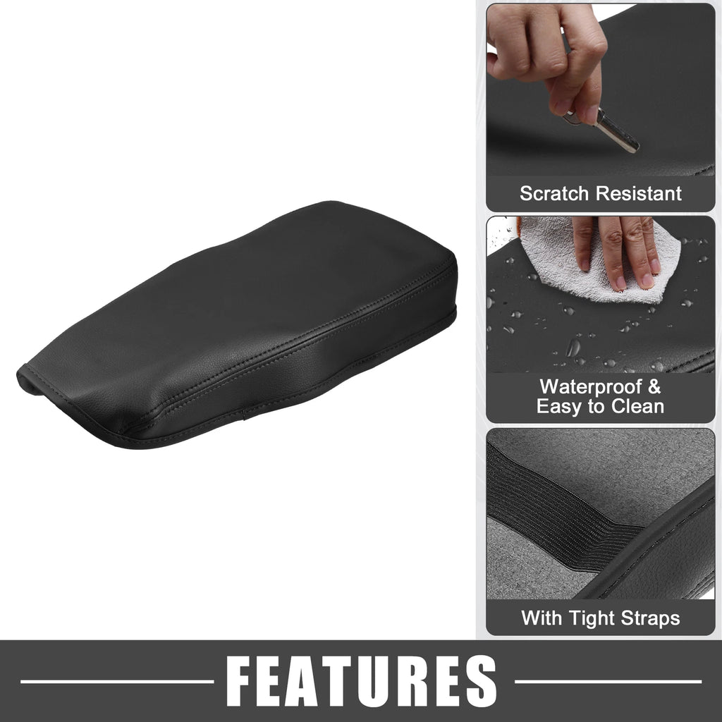 Center Console Pad Armrest Cover for Lexus ES330 (2005–2009) Black