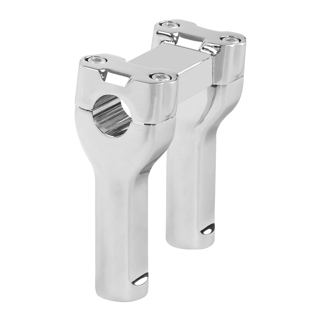 Chrome 4" Handlebar Riser for Harley Dyna Low Rider Softail Deluxe