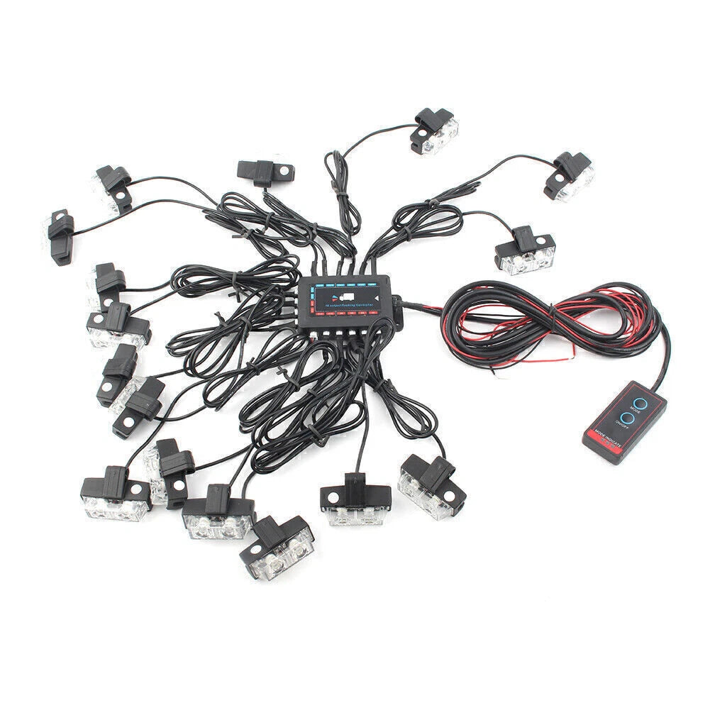 LED Strobe Emergency Warning Light for Car Truck (Universal Fit)