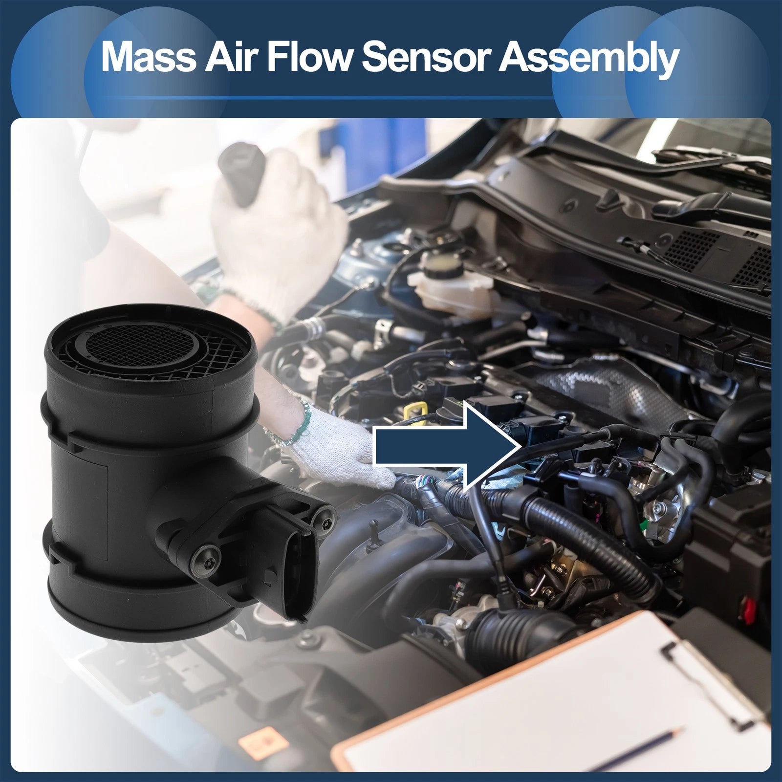Mass Air Flow Sensor Assembly No. 55350047 for Opel Astra H (2004–2010)