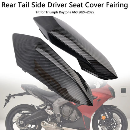 Rear Tail Side Driver Seat Cover Fairing for Daytona 660 (2024–2025)