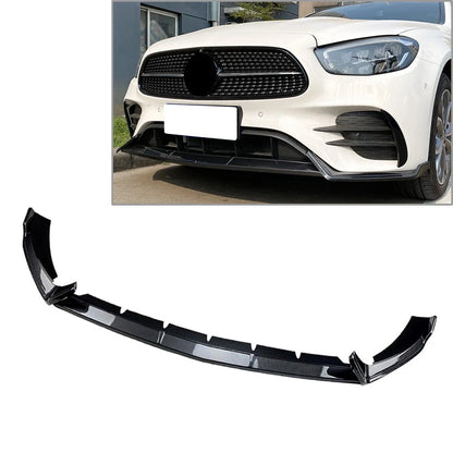 Front Bumper Lip Splitter for Mercedes Benz E Class W213 (2021–Present) Carbon