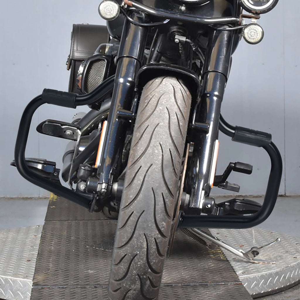 Mustache Engine Guard Crash Bar for Harley Softail Fatboy (2000–2017)