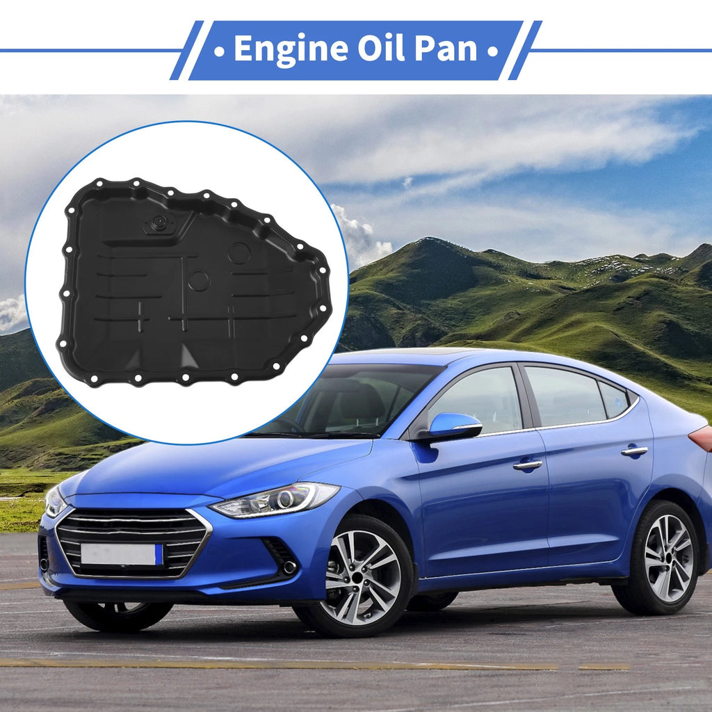 Engine Oil Pan Replacement for Hyundai Elantra (2007–2012) Aluminum Alloy