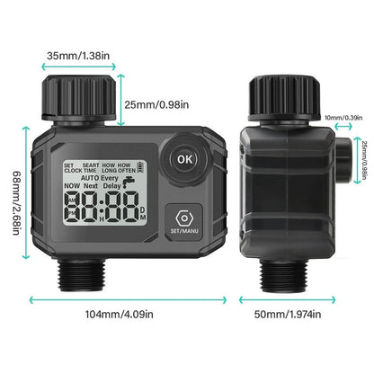 Programmable Water Timer for Efficient Lawn Irrigation