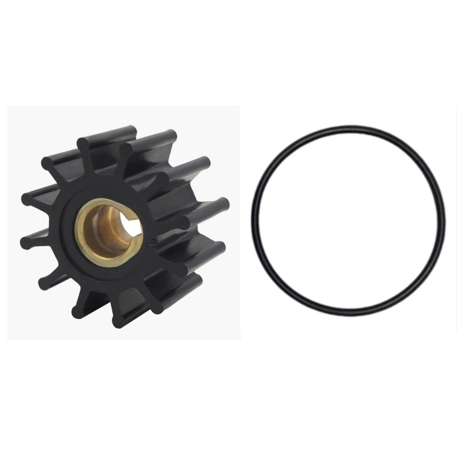 Flexible Impeller with O-ring for Oberdorfer 6620, Sierra 18-3075, 89530