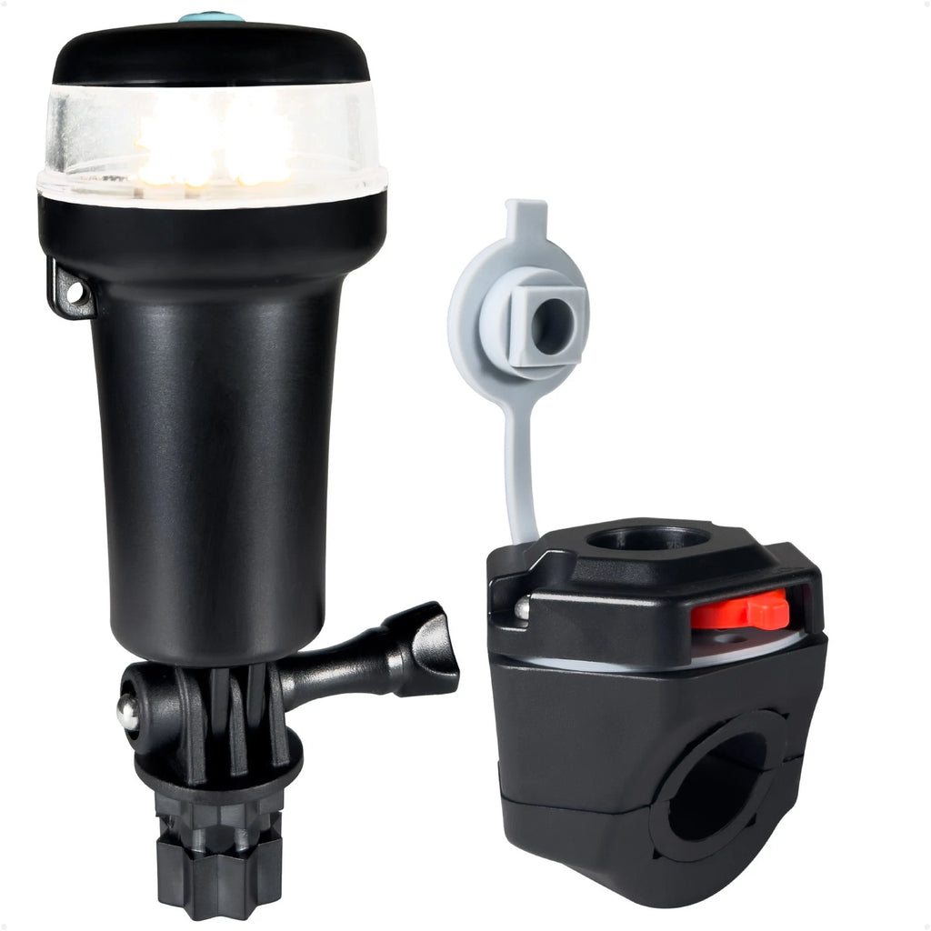 LED Portable Boat Navigation Light with Swivel Base and Rail Mount