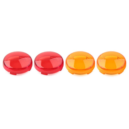 4X Turn Signal Lens Light Cover Guard for Harley Touring Softail Dyna