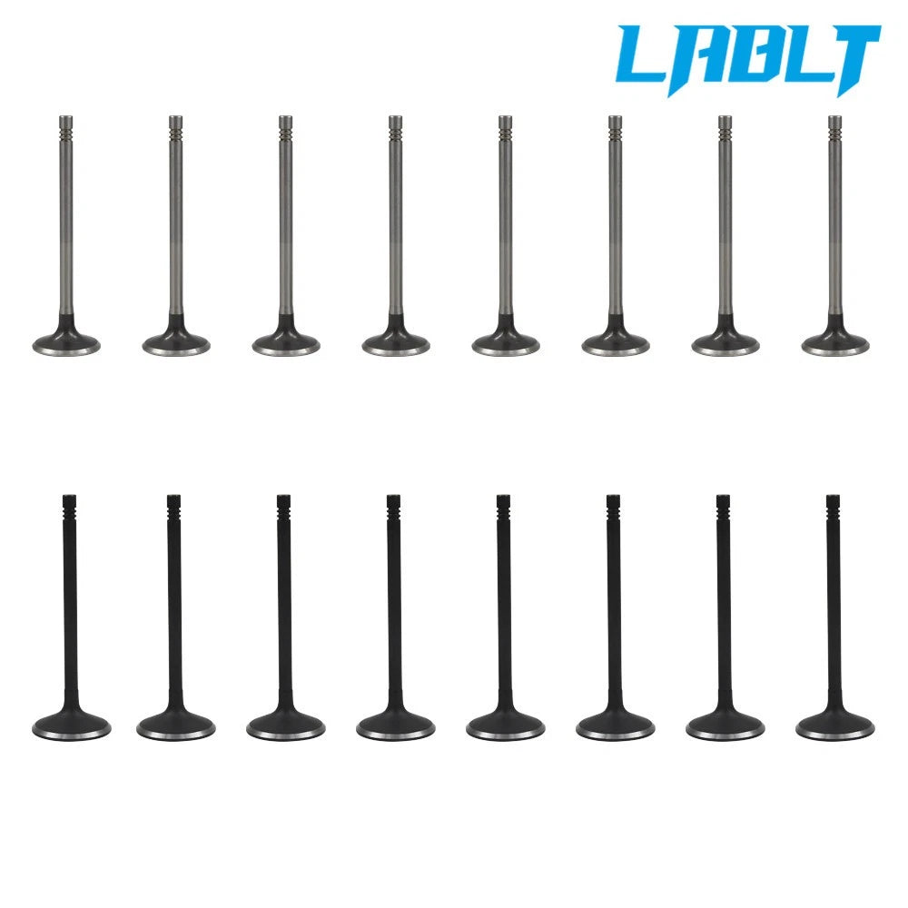 16Pcs Engine Exhaust Intake Valves for GM ECOTEC 2.0L 2.2L 2.4L (2000–2010)