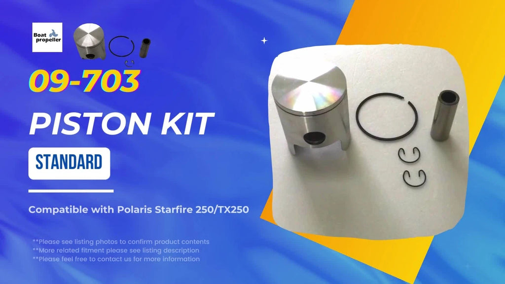 Piston Kit + Ring for Polaris Starfire 250/TX250 (STD)