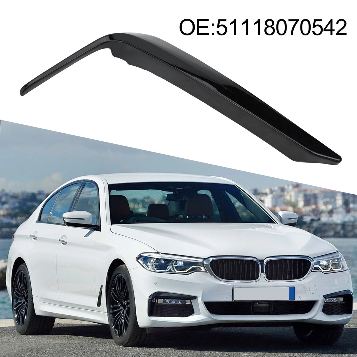 Fog Light Eyelid Trim for BMW G30 G31 M Sport (2016–2020)