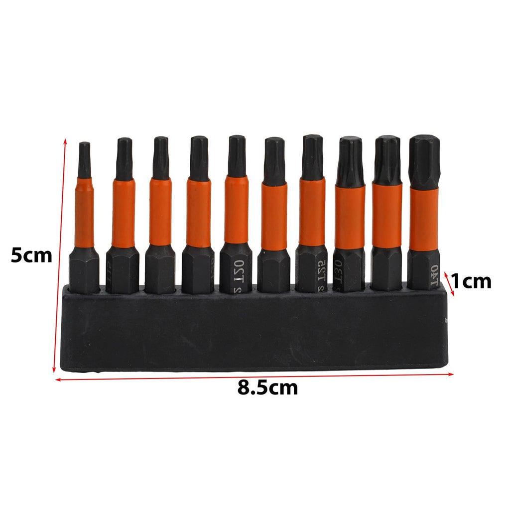 11pcs Screwdriver Bit Set with 6 35mm Hexagonal Handle