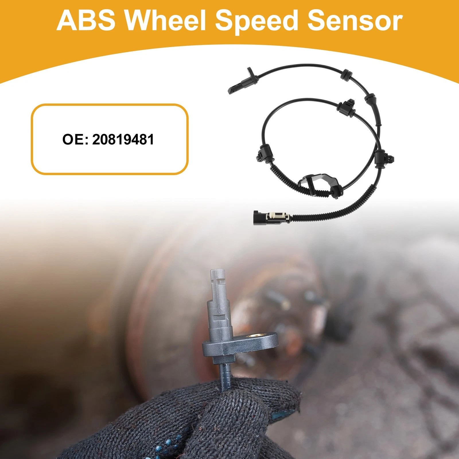 ABS Wheel Speed Sensor Replacement Front for Chevrolet Colorado RWD (2015–2022)
