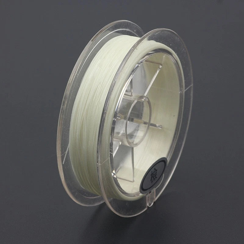 Glow Flat Thread 0.37mm Polymer Nylon for Fly Tying (50M)