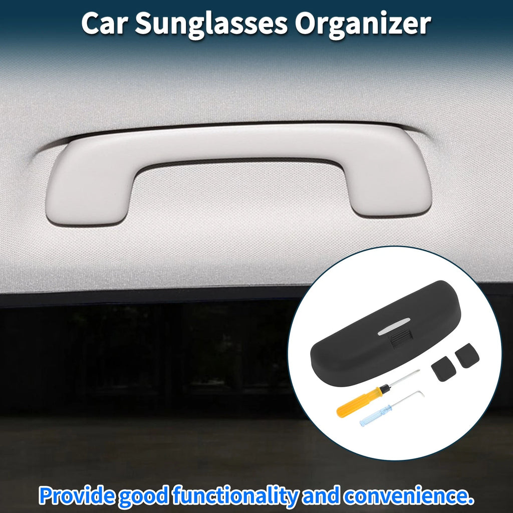 Car Sunglasses Case for Mitsubishi Outlander Eyeglasses Holder Storage Box