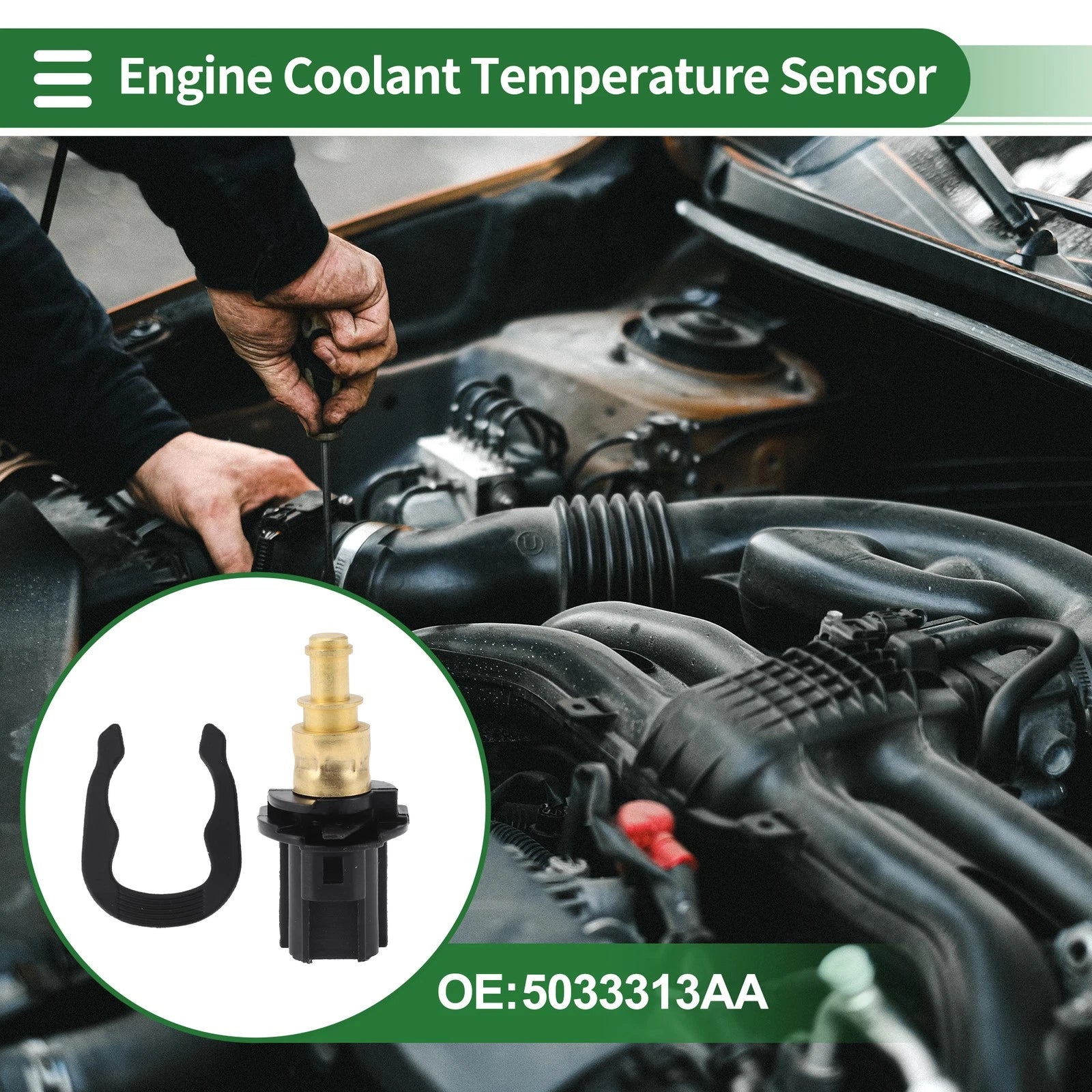 Engine Coolant Temperature Sensor Replacement for Dodge Journey (2015–2016)