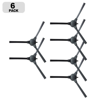 6X Replacement Side Brushes for Tuvio TR04MLBB Robot Vacuum