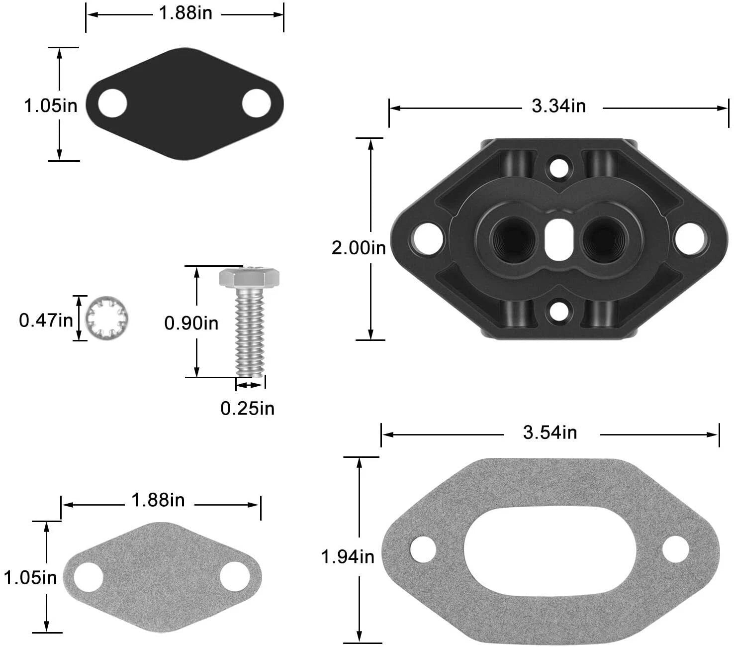 Trim Connector Kit for MerCruiser (21970, 98825A4)