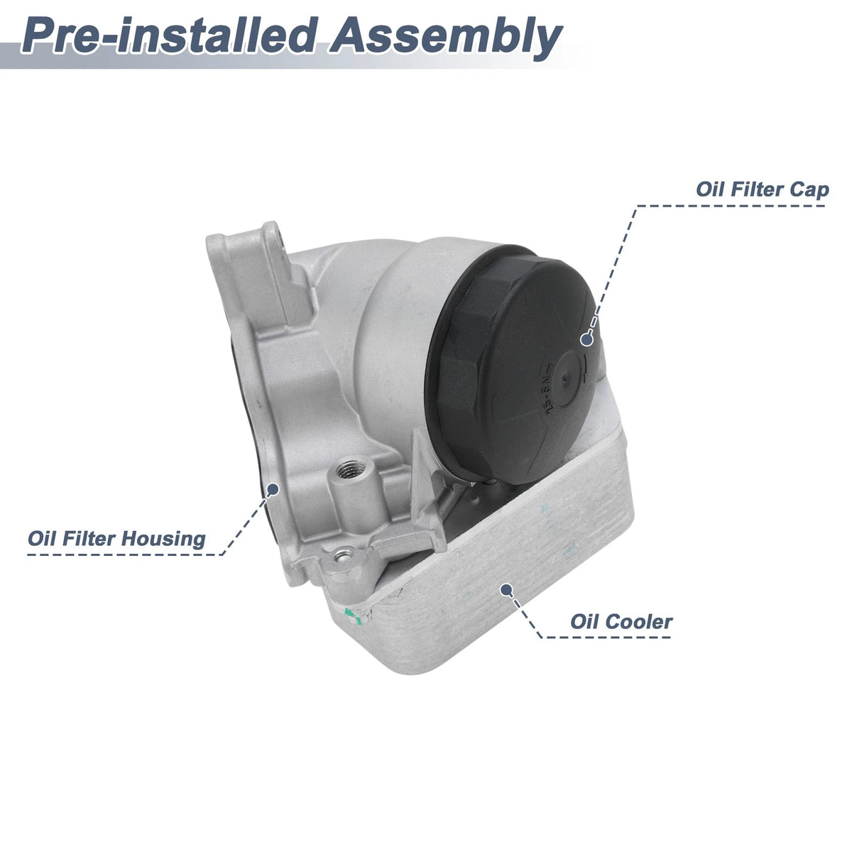 Engine Oil Filter Housing for BMW E91 328i (2012) No. 5989070201
