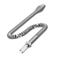 Drain Snake Tool 1.5m Stainless Steel with Drill Mount for Clog Extraction