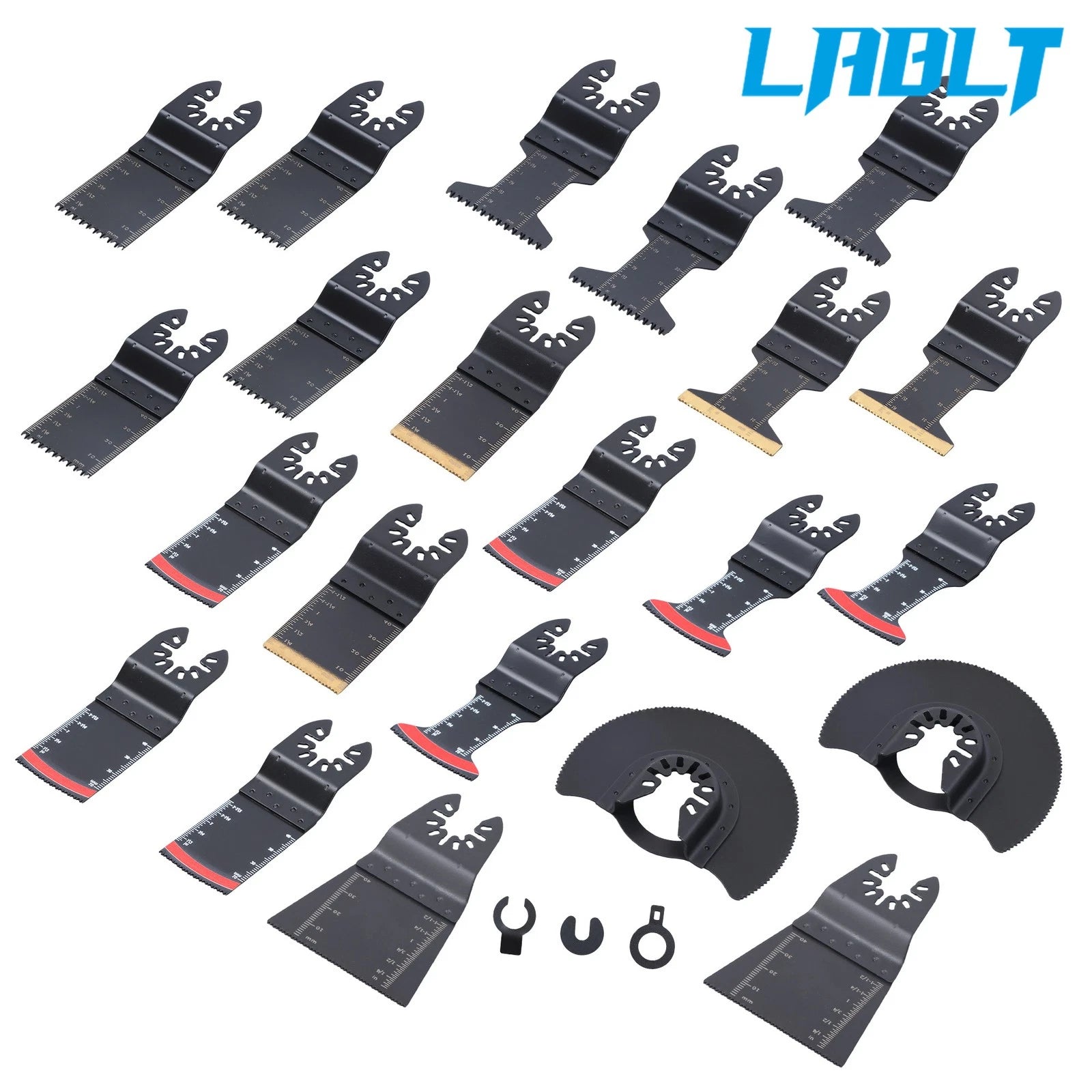 25Pcs Bi-Metal Oscillating Tool Saw Blades for Multitools