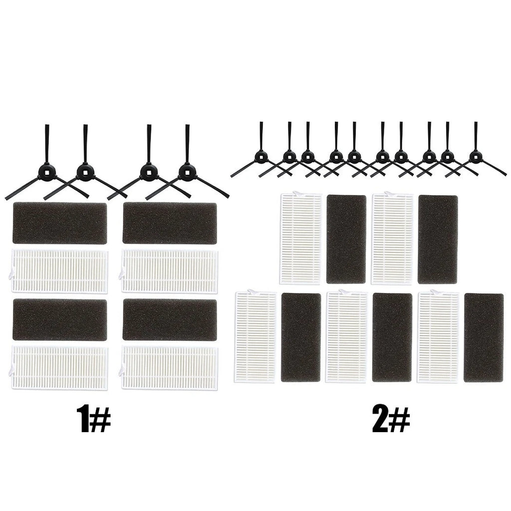 Filter & Side Brush Kits for M200/M201/M501/T700 (Robotic Vacuum)