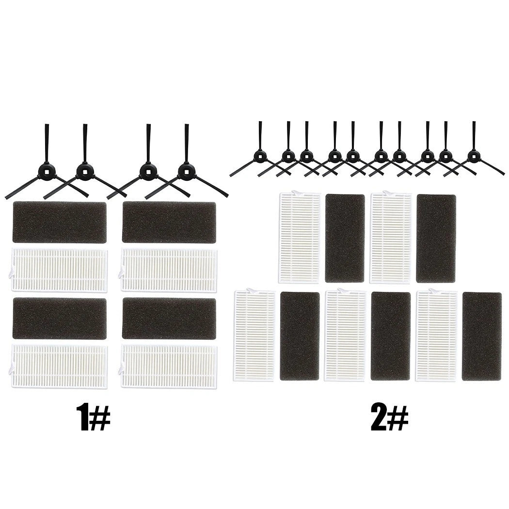 Filter & Side Brush Kits for M200/M201/M501/T700 (Robotic Vacuum)