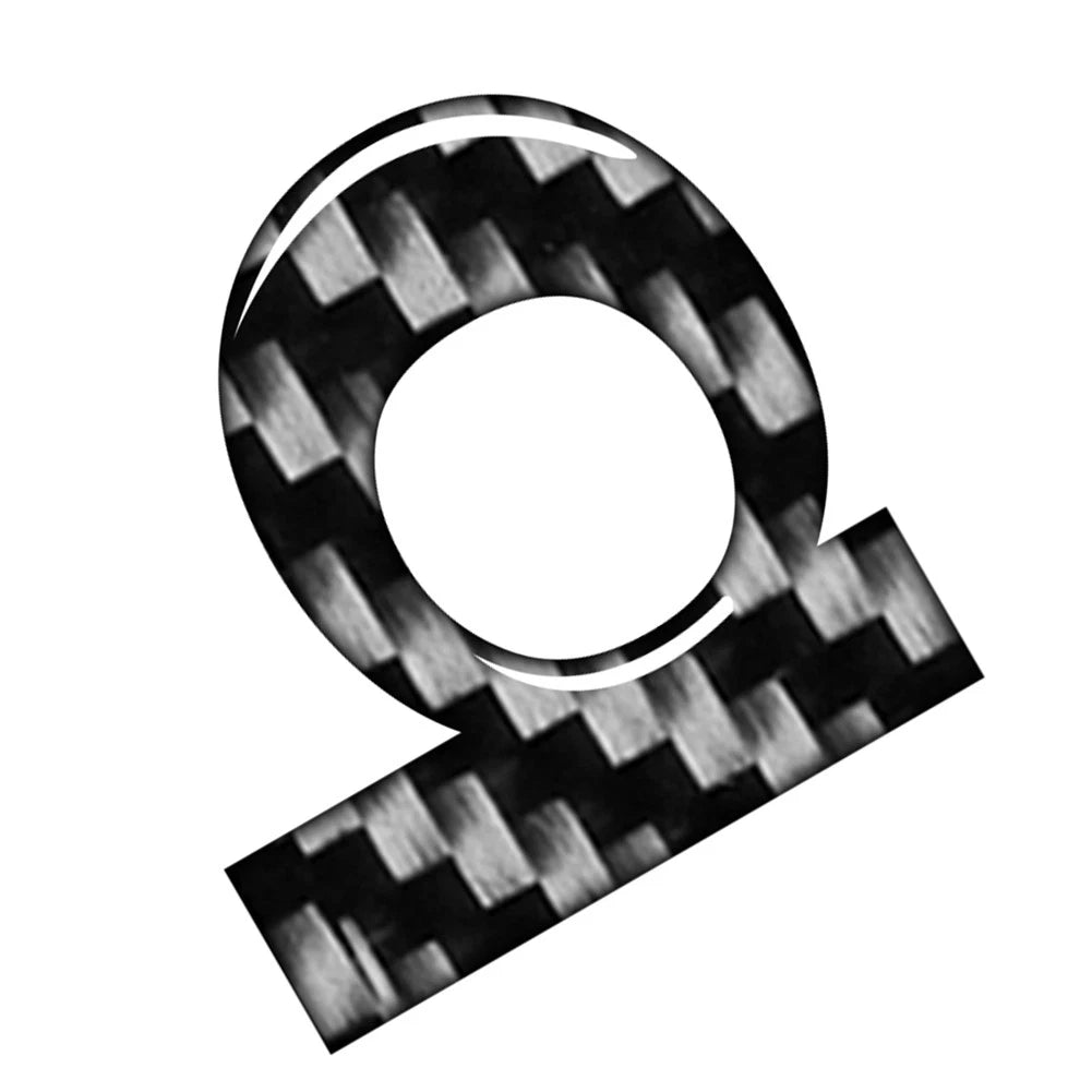 Lowercase Alphabet Letter Decals for Car Badges (Universal Fit)