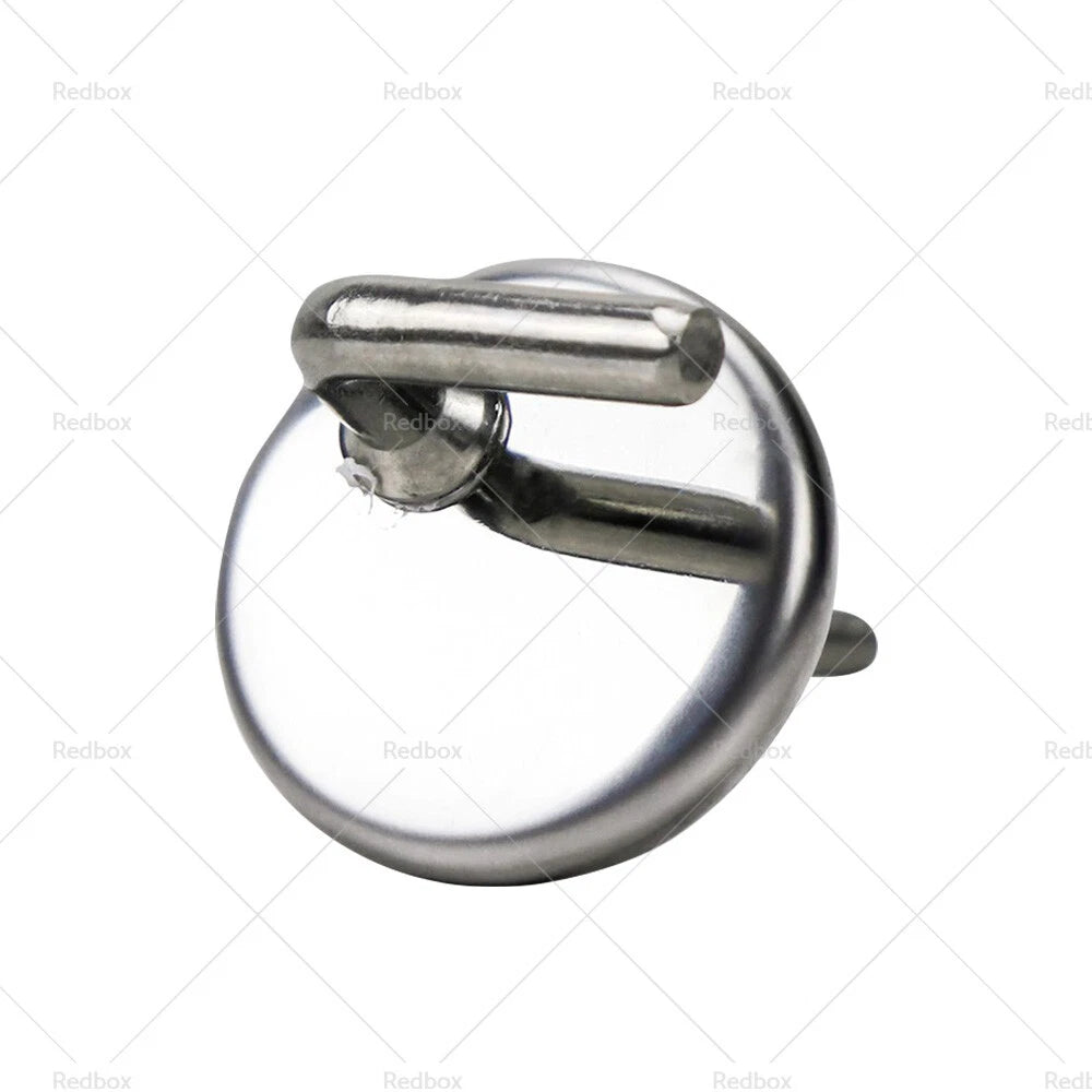 Toilet Seat Fix Fitting for Back to Wall (Stainless, Quick Release Hinges)