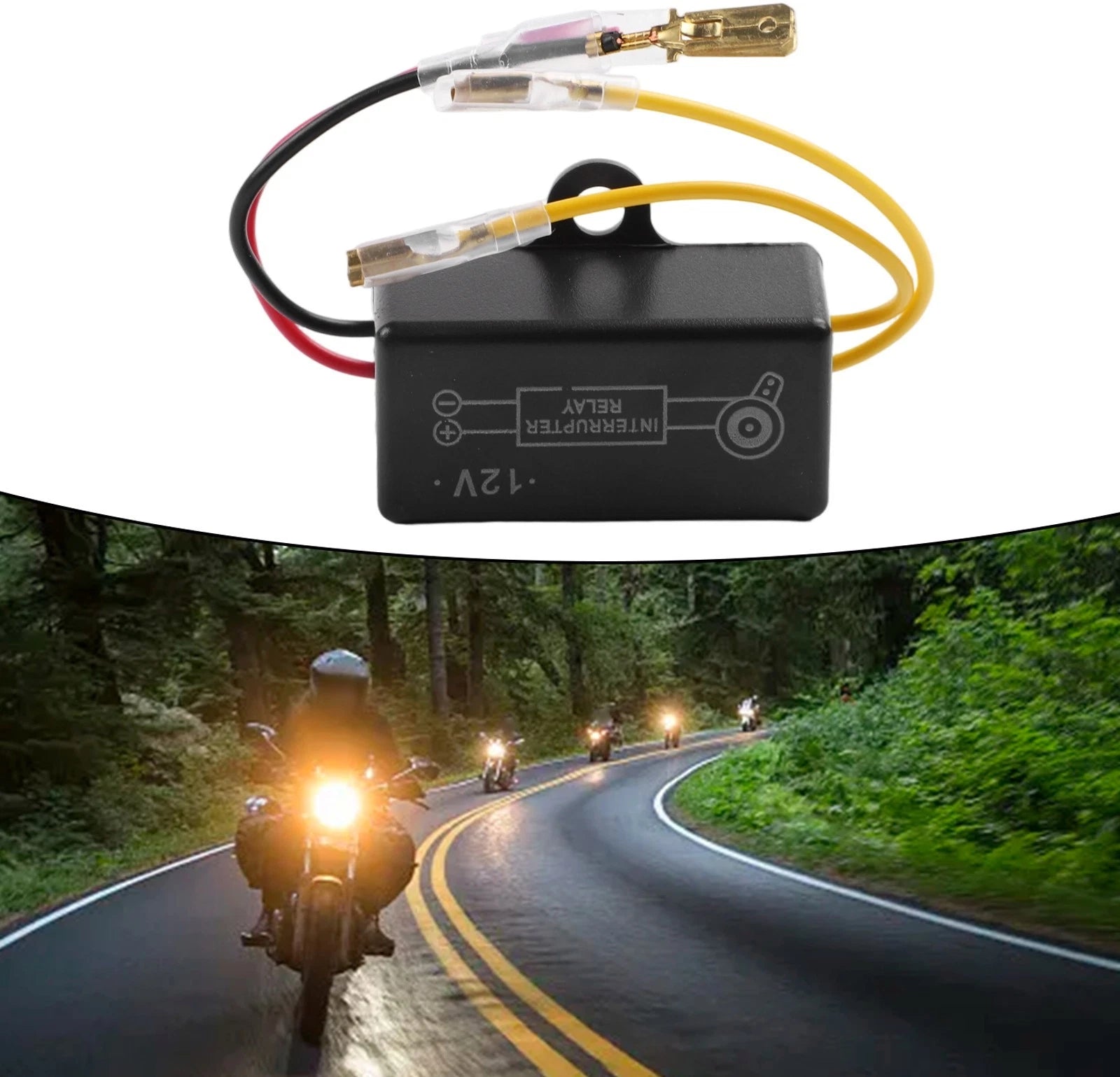 Auto Relay 12V for Motorcycles (Universal Fit)