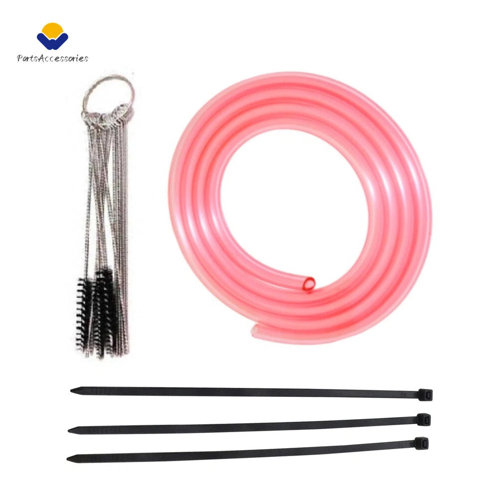 Dirt Bike Carburetor Pink Vent Hose Kit for Keihin MX 250 450 (8.5’)