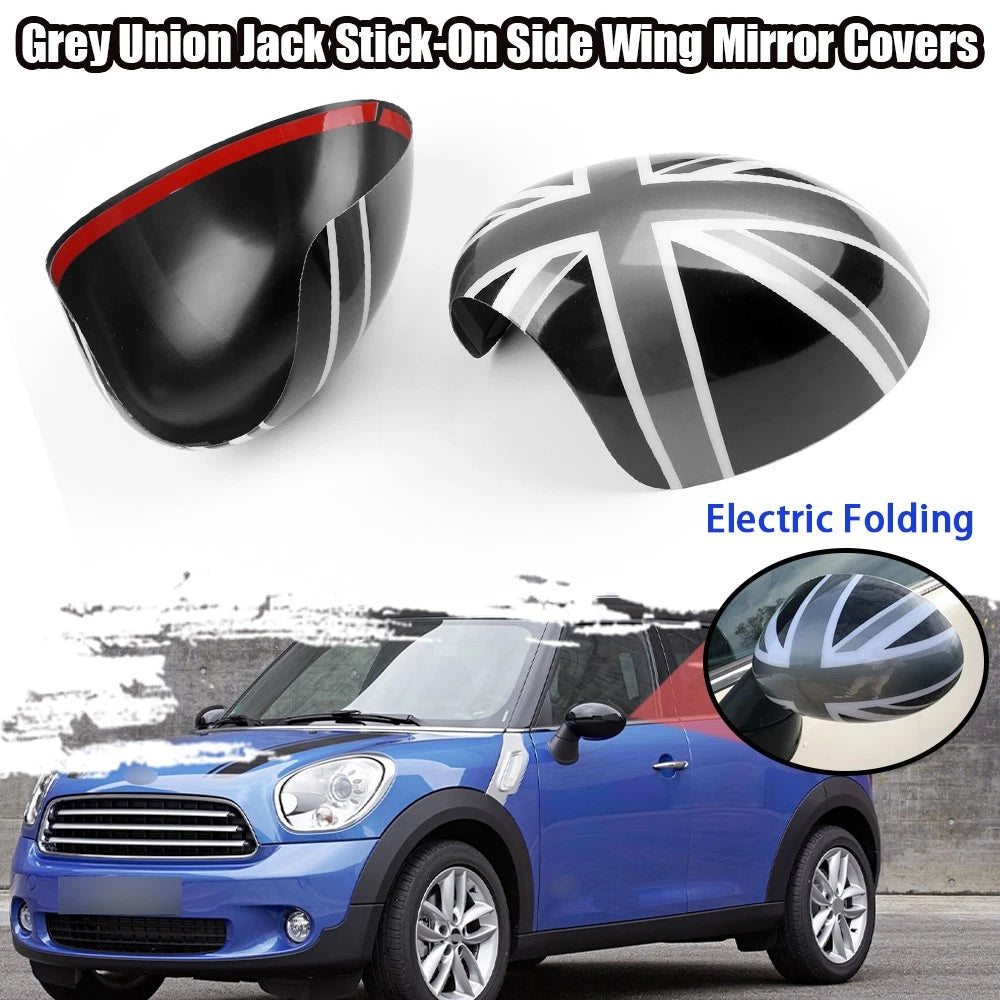 Side Mirror Cap Cover for MINI Cooper R55 R56 R57 R59 R61 (Electric Folding)