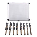 8PC Wood Boring Bit Set with Storage Case for Professional Use