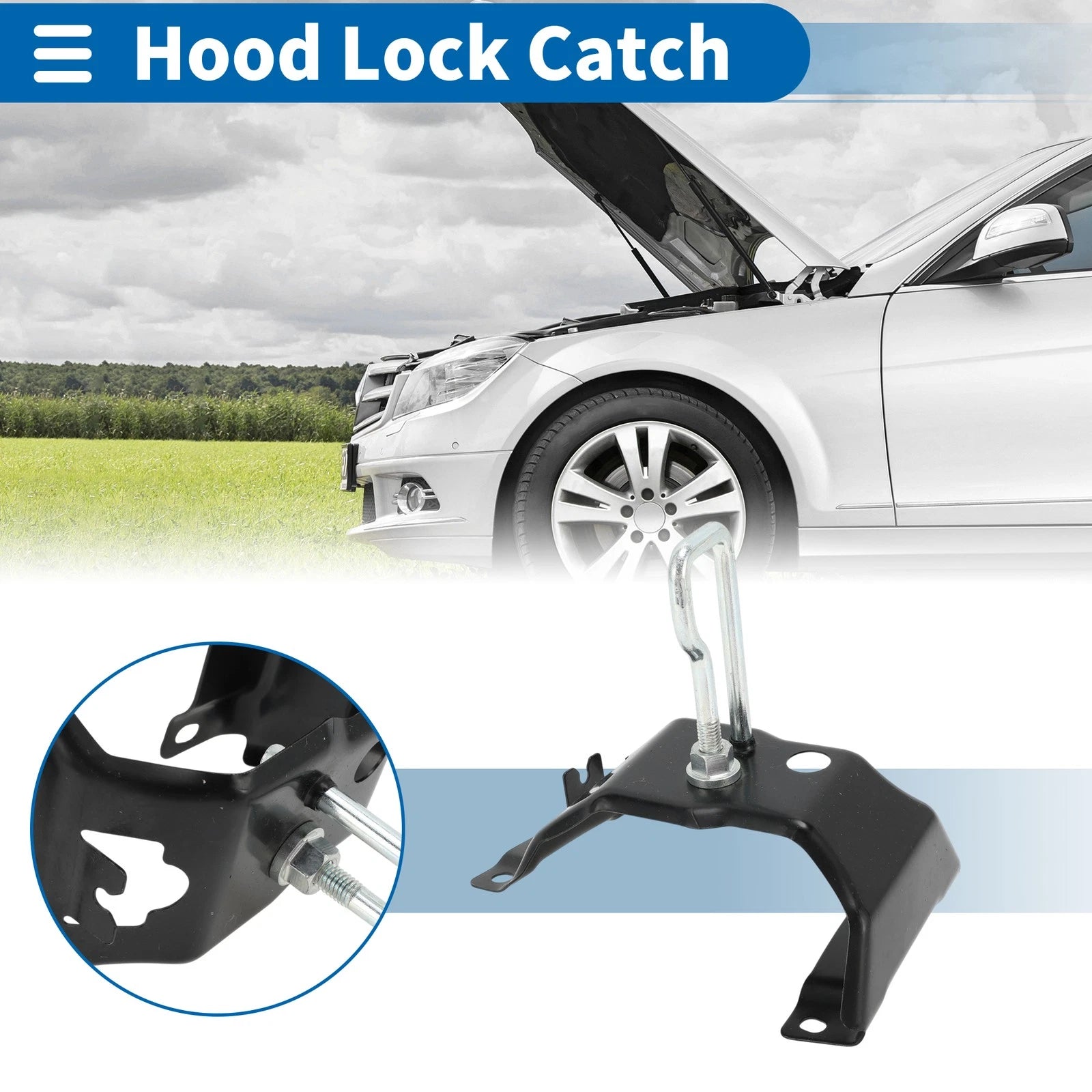 Hood Latch Assembly for BMW X5 Engine Hood Latch Release (2007–2018)