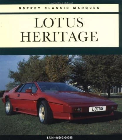 Lotus Legacy Book for Iconic Models (1970–1989)