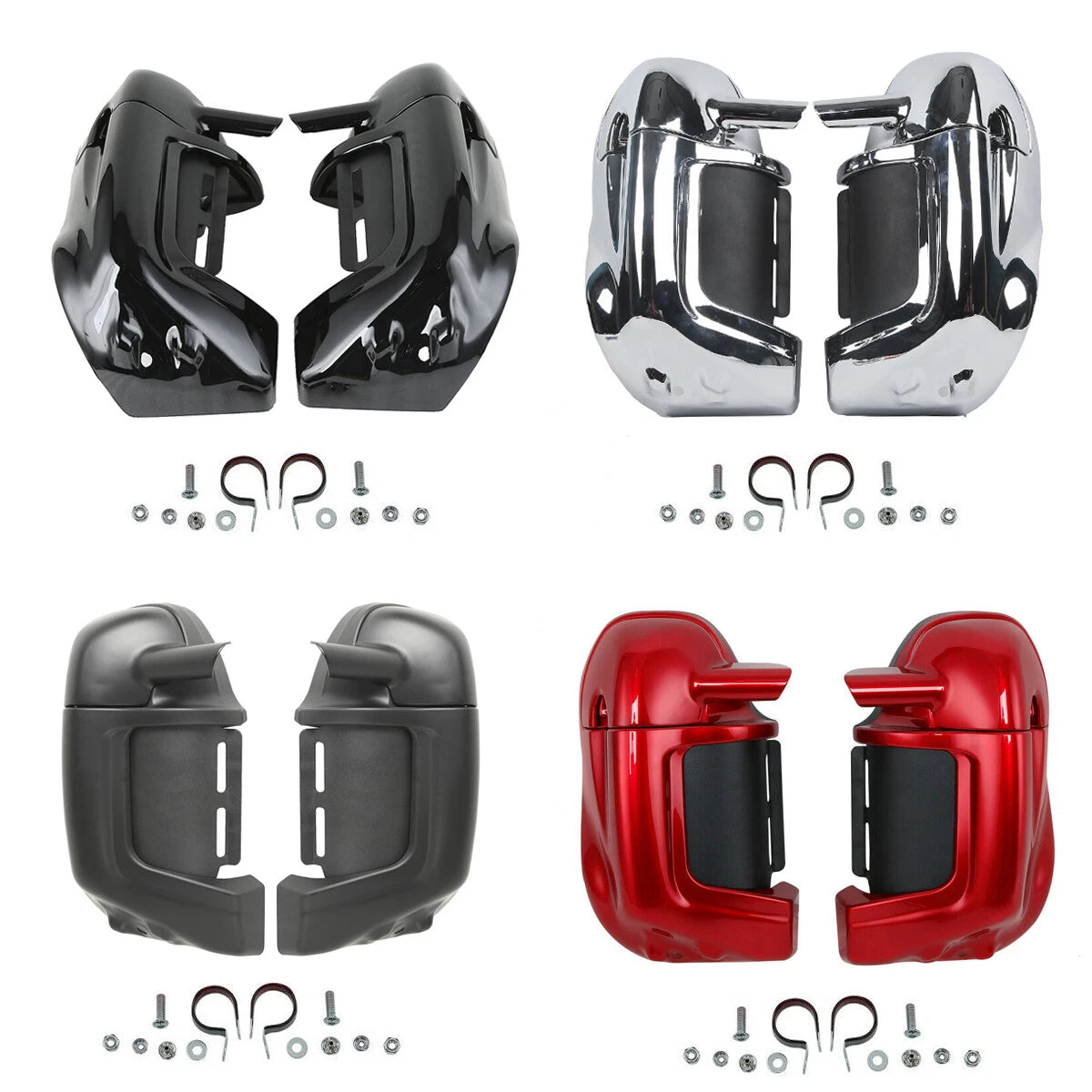 Lower Vented Fairings for Harley Touring Street Glide Road King (1983–2013)