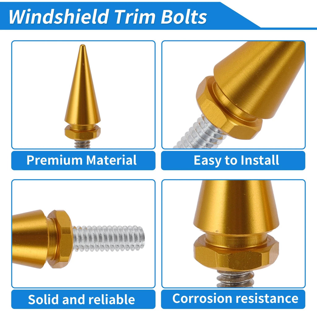 Windshield Bolts for Harley Davidson Touring Freewheeler Tri Glide (2014–2023)